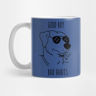 good boy bad habits 2 Mug